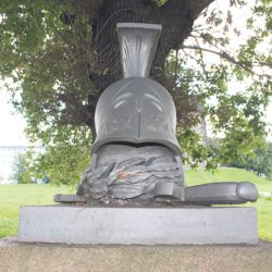 Dem französischen General Moreau ist dieses Denkmal an der Räcknitzhöhe gewidmet. Foto: Drüing