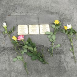 Stolpersteine für Irma, Mirjam und Sonja Sonnenschein. Foto: RF