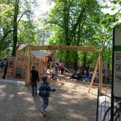 Der neue Spielplatz im Beutlerpark ist eröffnet! Foto: Steffen Dietrich