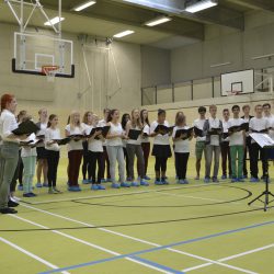 Der Chor »multicolor« sorgte für die musikalische Umrahmung. Foto: Möller