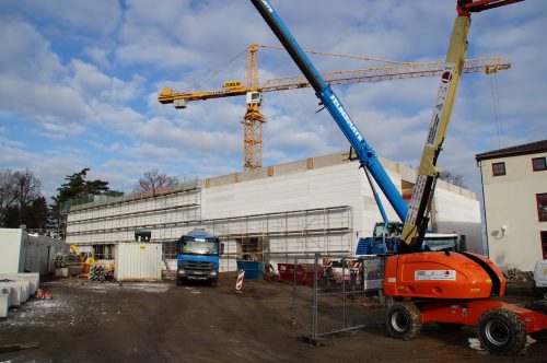 Die Baustelle. Foto: Dietrich