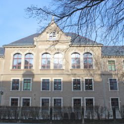 Ansicht der Schule von der Kretschmerstraße aus. Foto: Pohl
