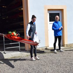 Zum Saisonstart wurde ein neues Boot auf den Namen "Wachwitz" getauft. Foto: Ruderverein