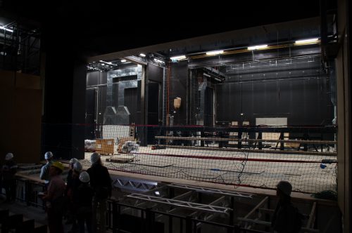 Blick auf die neue große Bühne des tjg im Kraftwerk Mitte. Foto: Steffen Dietrich