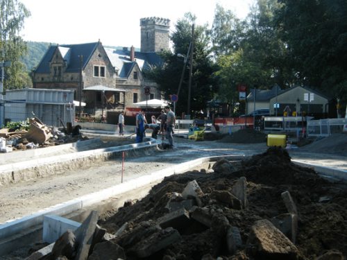 Die kritische Zufahrt zur Fähre wird saniert. Foto: Ziegner