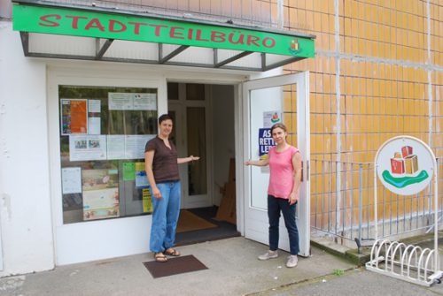 Anke Hahn und Katrin Lindner (v. l.) freuen sich auf die gemeinsame Arbeit mit den Prohlisern. Foto: Trache