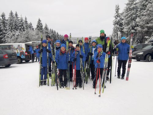 Die Wintersportler fühlen sich im Schnee in ihrem Element. Foto: privat