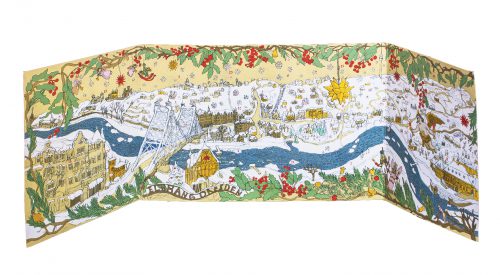 Der Kalender von Astrid Lange zeigt Motive entlang der Elbe vom Café Toscana bis zum Pillnitzer Schloss. Repro: PR