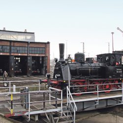 Dampflok Im Eisenbahnmuseum. Foto: Verein