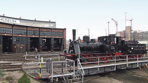Dampflok Im Eisenbahnmuseum. Foto: Verein