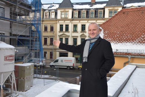 Pieschen hat längst eine eigene Dynamik entwickelt. Ortsamtsleiter Christian Wintrich hat allen Grund, optimistisch in die Zukunft zu blicken. Foto: Möller