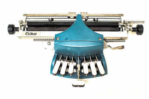 Blindenschriftbogenmaschine »Erika Picht«, ein Spitzenprodukt des VEB Schreibmaschinenwerk Dresden aus dem Jahr 1989. Foto: Simmert