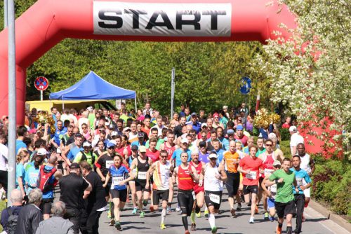 Start Beim Lauf in den Frühling. Foto: Hains