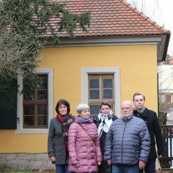 Vereinschef Lukas Mielsch (hinten rechts) traf sich zur Vorbereitung der Saison mit Anneli Maier, Heidrun Näther, Sabine Kiok und Bodo Francke. Foto: Pohl