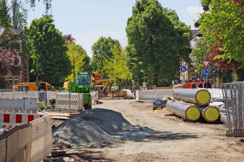 Die Oskarstraße ist derzeit für den Fahrzeugverkehr gesperrt. Foto: Steffen Dietrich