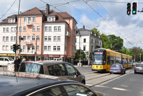 Künftig soll es am Bischofsweg keine Linksabbiegespur mehr geben. Foto: Möller