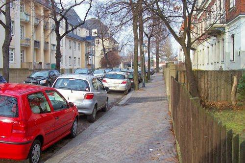 Die Geibelstraße und ihr Namenspatron, Franz Emanuel Geibel. Foto: Archiv Brendler