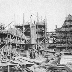 Bauzustand der Apostelkirche im Jahre 1928. Foto: Archiv Apostelkirche