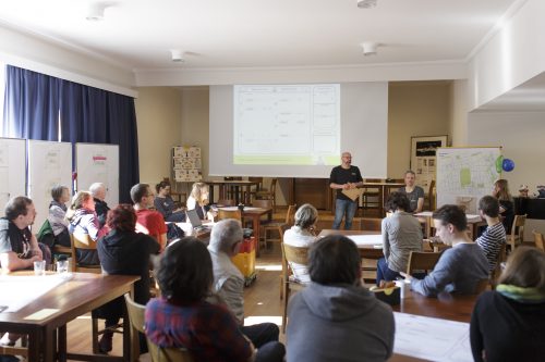 Bei der Ideenwerkstatt. Foto: Kulturhauptstadtbüro/ Klaus Gigga