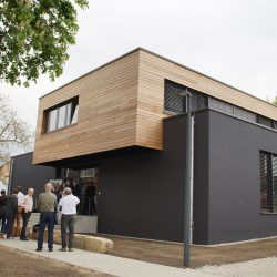Das neue Trainingshaus am Ruderhaus Cotta. Foto: Steffen Dietrich
