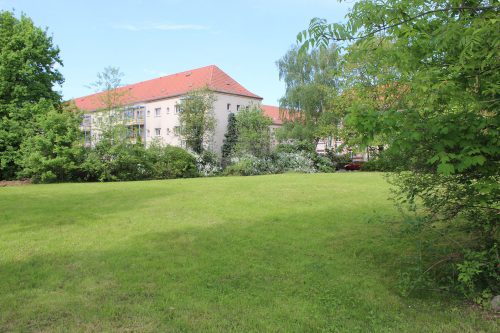 An der Ulmenstraße soll der erste Neubau errichtet werden. Foto: Pohl