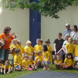 Auch die Jüngsten wirken wieder beim Musikprogramm des Zschertnitzer Sommerfestes mit. Foto: Haueis