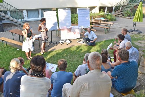 Ideenfindung für ein schöneres Altdobritz. Foto: Trache