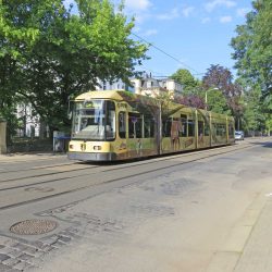 Die Loschwitzer Straße ist nicht nur im Umfeld des Königsheimplatzes reparaturbedürftig. Foto: Pohl