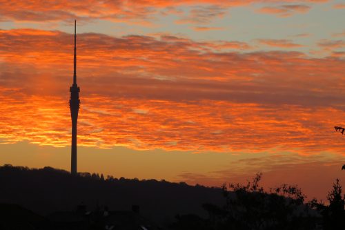 Morgendämmerung für den 252 Meter hohen Fernsehturm? Für das Dresdner Wahrzeichen werden Gelder in Aussicht gestellt, um Bauarbeiten zu fördern, die für eine Wiedereröffnung notwendig sind. Das weckt Hoffnung, den Turm nicht nur aus der Ferne bestaunen sondern ihn selbst begehen zu können. Foto: Pohl