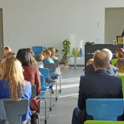 Sachsens Bildungsminister Christian Piwarz bei seiner Rede. Foto: Steffen Dietrich