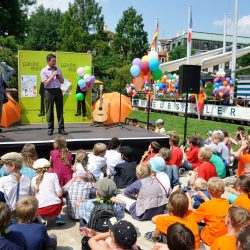 »Die Erich Kästner Rallye gehört zu Dresden wie der Dresdner Zwinger!«, sagte 2014 der damalige Sozialbürgermeister Martin Seidel in seinem Grußwort an die Kinder. Foto: S. Meusemann/TPZ Sachsen