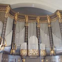 Orgel in der Strehlener Christuskirche.Foto: Steffen Dietrich