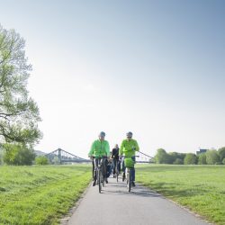 Radsaison eröffnet: Am 30. April gab Ministerpräsident Michael Kretschmer den offiziellen Startschuss für die Aktion »Mit dem Rad zur Arbeit«. Foto: AOK