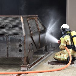 Die neue Brandsimulationsanlage kann künftig an bis zu vier Tagen pro Woche für Übungszwecke genutzt werden. Foto: S. Möller
