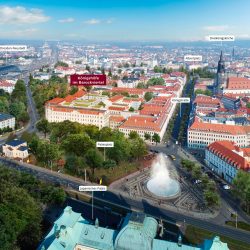 Die Königshöfe versprechen künftig hohe Aufenthalts- und Lebensqualität.Foto: CG-Gruppe