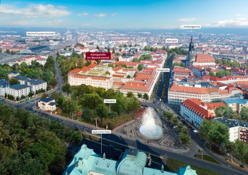 Die Königshöfe versprechen künftig hohe Aufenthalts- und Lebensqualität.Foto: CG-Gruppe