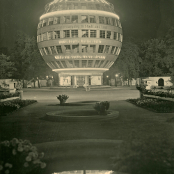 Erinnerung an das erste Kugelhaus in Dresden, Darstellung von 1929. Foto: PR