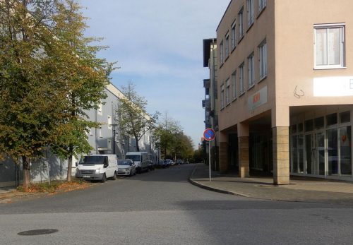 Die CarrieraStraße verbindet die Werft- und die Thäterstraße.Foto: Brendler