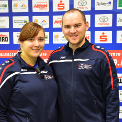 Dorothea und Alexander Kobalz bei der EM in Rostock. Foto: Trache
