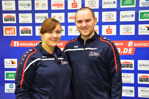 Dorothea und Alexander Kobalz bei der EM in Rostock. Foto: Trache