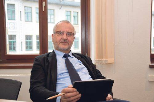 Stadtbezirksamtsleiter Christian Wintrich blickt optimistisch ins neue Jahr. Die Dynamik der Entwicklung im Stadtteil ist ungebrochen und wird sich fortsetzen. Foto: Möller