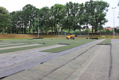 Die Sportstätte an der Saalhausener Straße erhält einen neuen, innovativen Kunstrasenplatz. Foto: Eigenbetrieb Sportstätten Dresden