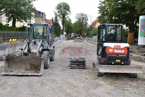 Baustelle Lugaer Straße