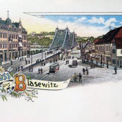 Die Postkarte verrät, wie es vor rund 120 Jahren am Schillerplatz aussah. Repro: Pohl