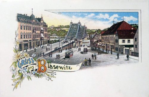 Die Postkarte verrät, wie es vor rund 120 Jahren am Schillerplatz aussah. Repro: Pohl
