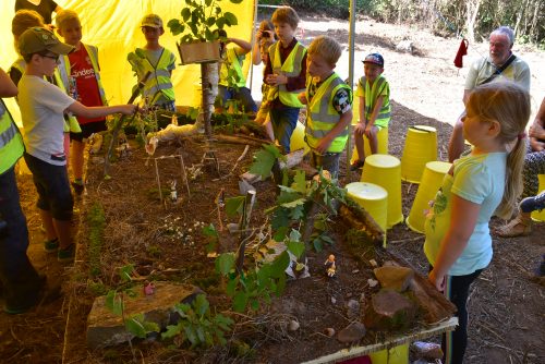 Bei der Planungswerkstatt entwickelten Kinder ihre eigenen Spielplatzideen. Foto: Claudia Trache