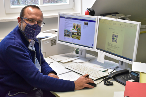 Thoralf Stöckl, stellvertretender Schulleiter und Initiator des virtuellen Tags der offenen Tür. Foto: Claudia Trache