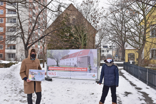 Bauzaungalerie. Foto: Trache