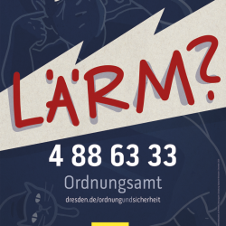 Mit diesem Plakat macht die Stadt auf die Service-Nummer aufmerksam. Foto: Stadtverwaltung