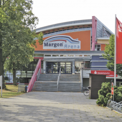 Die Margon Arena heißt trotz des Eigentümerwechsels weiter Margon Arena. Foto: Pohl